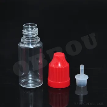 100tk 10ML 30ML Tühjenda Vedeliku Pudel PET-Plastist Tilguti Pudelid ChildProof Kork ja pikk õhuke vihjeid Selge silmatilgad Pudelis