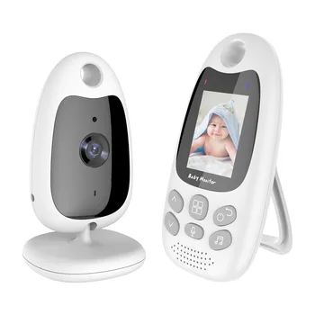 2 Tolline 2.4 GHZ Traadita Intercom Baby Jälgida Temperatuuri jälgimise VOX Funktsioon Öise Nägemise Beebi Kaamera