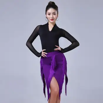 2019 ladina tantsu seelik seksikas naiste top kostüüm Samba Tango liiki tutid Kleidid konkurentsi Performamnce salsa Lady ladina