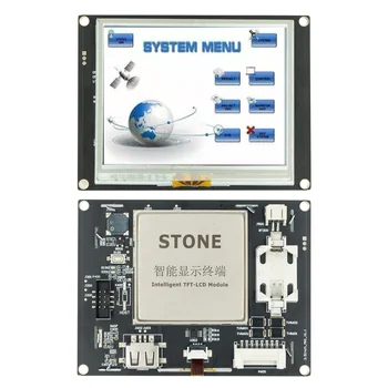3,5-Tolline TFT LCD Smart Moodul Arukas Puutetundlik Ekraan Programmeeritav koos UART Port Tööstuslikuks Kasutamiseks
