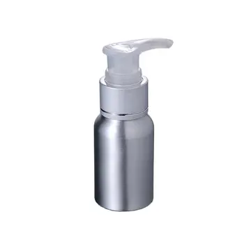 30ml Alumiiniumist pudel vajutage pumba hõbe krae emulsioon emulsioon seerumi sihtasutus skin care ja kosmeetikatooted pakkimine