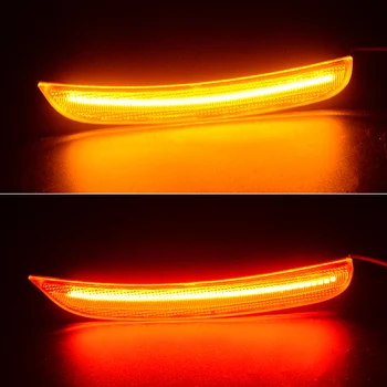4tk/Set Auto Selge, Esi-ja Taga Kollane Punane LED pidurituled Valgusega Lamp Sobib Chrysler 300 2015 2016-2021 68214402AD 68213844AD 5