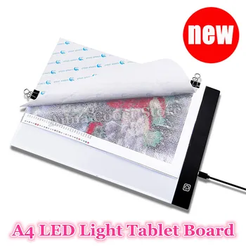 A4 USB LED Light Board Ultra Õhuke, Kerge Pad Light Box Kohaldata 5D Diamond Maali Artcraft Tätoveering Akvarell Koopia Quilting