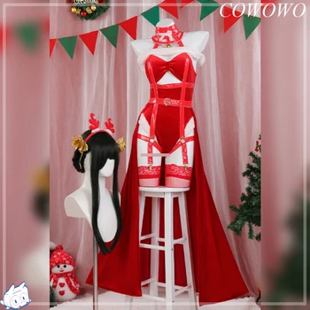 COWOWO Anime! SPIOON×PERE Yor Võltsija Mäng Sobiks Punane Jumpsuits Ühtne Cosplay Kostüüm jõulupidu Riided Rolli Mängida Naised