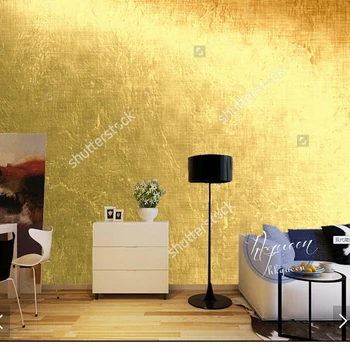 Custom foto tapeet,Kuldne metallik,kaasaegne murals elutuba, magamistuba hotel taust seina vinüültapeet