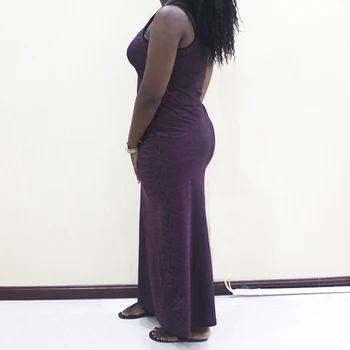 Dashiki Prindi 2020 Kõrge Kvaliteedi Aafrika Kleidid Naistele Puhta Värvi Retro Klassikaline Varrukateta Kõrge Vöökoht Casual Sexy Rüü 2