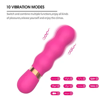 Dildo Vibraator Naise Tupe Stimuleerimine Täiskasvanud Toodete G Spot 10 Kiirused Sex Lelud Kliitori Massager Naine Masturbator 2