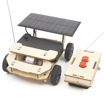 DIY Päikese-Juhtmeta Kaugjuhtimispult Auto Mudel Lapsed Kids Mänguasi Kingitus Õpilane Teaduse Projekti Katsetada Mänguasjade Komplektid