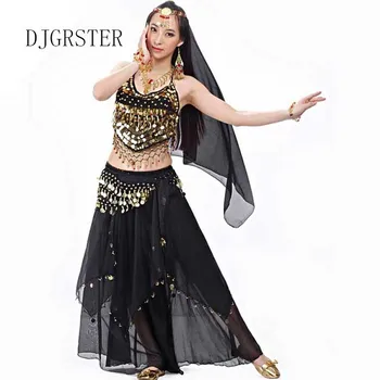 DJGRSTER Uute tulijate 5tk/set kõhutants Kostüümid Bollywood Kostüüm India Kleit Seksikas Koolitus Kleit Või Tulemuslikkuse