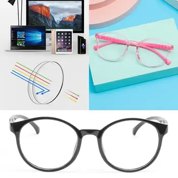 Poiss Tüdruk PC Läbipaistev UV400 Arvuti Prillid Sinine Valgus Blokeerimine Glasse Kids Prillide Selge Objektiiv