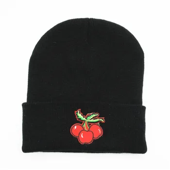 puuvill Kirsi puu tikandid Paksenema kootud müts talvel soe müts Skullies ühise põllumajanduspoliitika beanie müts meeste ja naiste 307