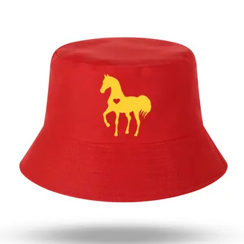 Süda hobune Prindi hobuse armastaja ratsaspordi kingitused Mehed Naised Kopp Müts Väljas Püük Kork Kalamees Müts Naiste Kalapüük Müts 1