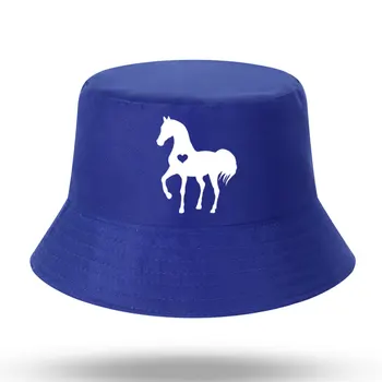 Süda hobune Prindi hobuse armastaja ratsaspordi kingitused Mehed Naised Kopp Müts Väljas Püük Kork Kalamees Müts Naiste Kalapüük Müts 5