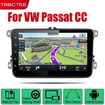 TBBCTEE Android autoraadio Stereo GPS Navigatsiooni Volkswagen VW Passat CC 2008~2017 Bluetooth, wifi, 2din autoraadio Stereo
