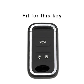 TPÜ 3 nuppu Auto Võti Juhul Katavad Kaitse Kest Fob Jaoks Chery Tiggo Arrizo 3 E3 E5 Smart Remote Kott Auto Interjööri Aksessuaarid 1