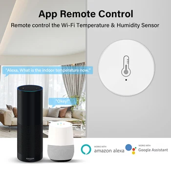 Tuya ZigBee Smart Temperatuuri Ja Niiskuse Andur reaalajas Jälgimise APP RC Akutoitega Smart Home Security Alexa 2
