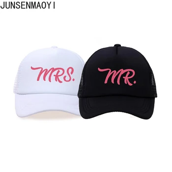 Uue Isikliku aednik mütsid Mr. & Mrs. Baseball Cap pruut ja peigmees kaasamine kingitus idee mesinädalad Naised Mehed Reguleeritav Mütsid