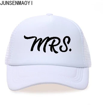 Uue Isikliku aednik mütsid Mr. & Mrs. Baseball Cap pruut ja peigmees kaasamine kingitus idee mesinädalad Naised Mehed Reguleeritav Mütsid 1