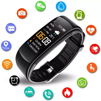 Uus Smart Bänd Mehed Naised Nutikas Käevõru Fitness Tracker Android ja IOS Südame Löögisageduse Monitor Smartband Smart Randme Bänd Randme-band