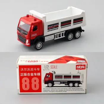 Uus toode sulam, tõmba tagasi dump truck mudel,1:72 originaal pakend transportation engineering auto mänguasi,tasuta shipping