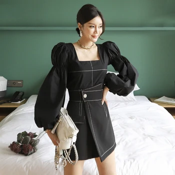 uute tulijate fashion korea stiilis komplekti naistele temperament lühikesed püksid ja backless must vintage särk seksikas kahe-osaline komplekt