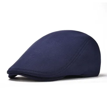 VOBOOM Kevadel Puuvill Mehed Korter ühise Põllumajanduspoliitika Suvel Juhi Retro Vintage Pehme Boina Vabaaja Baker Newsboy Mütsid Cabbie Müts 0
