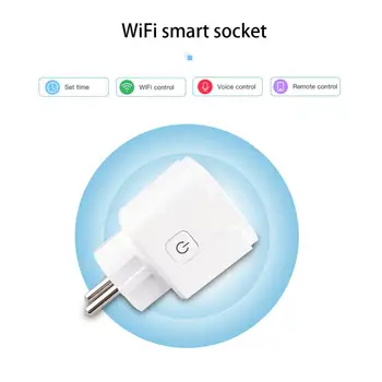 WiFi Smart Ühendage Smart Home Apple Homekit ELI Pistikupesa 16A Pistik Seinakontakti Elektri Pistikupesad hääljuhtimine Jaoks Siri Alexa Google Kodu