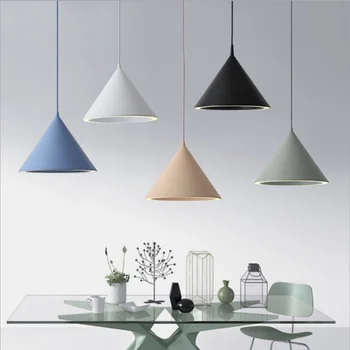 Ümar Ripats Lamp Põhjamaade minimalistlik disain loominguline koonus lamp elutuba restoran vannituba baar mini tuba decor
